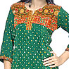 Bandhani Kurti in Green